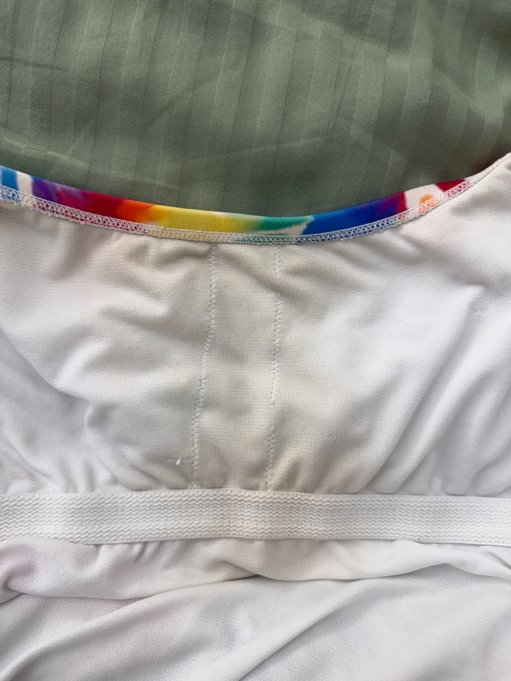 Tie dye one piece swimsuit- low back - Picture 5 of 5